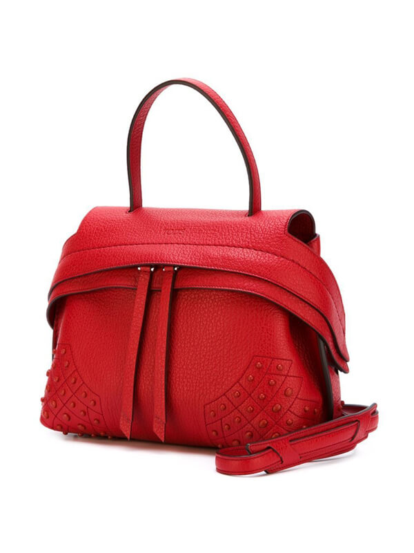2016新作 TOD'S トッズ バッグスーパーコピー マルチカラー レザー ミニウェーブ バッグ XBWAMRHG101SRK R403